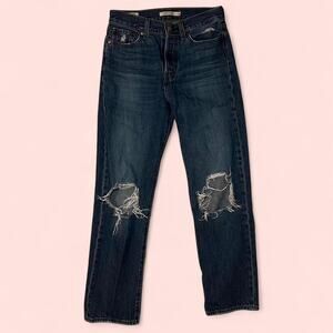 Levis wedgie straight blue jeans